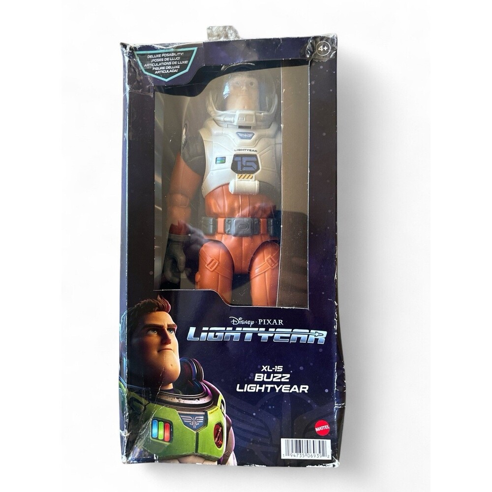 Disney Pixar Buzz Lightyear XL-15 12 Inch Action Figure 14 Posable Joints Mattel